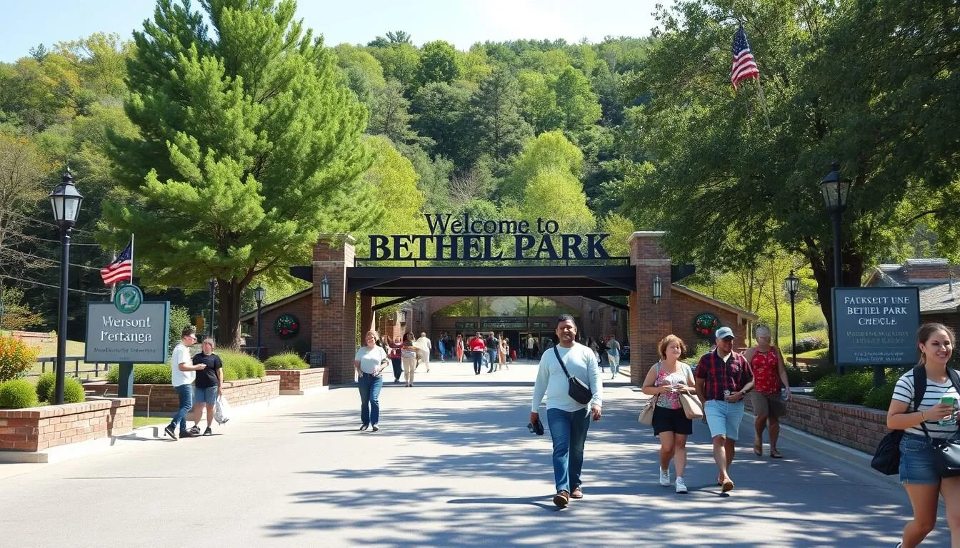Bethel-Park-welcome-area-with-scenic-landscape-and-diverse-visitors-enjoying-the-surroundings Bethel Park welcome area with scenic landscape and diverse visitors enjoying the surroundings