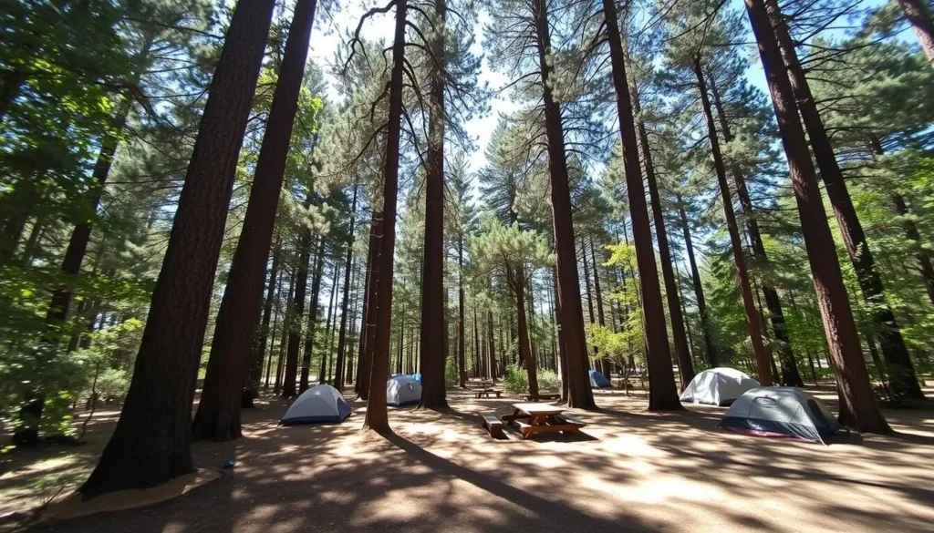 Castle Rock Trail Camp in Castle Rock State Park California