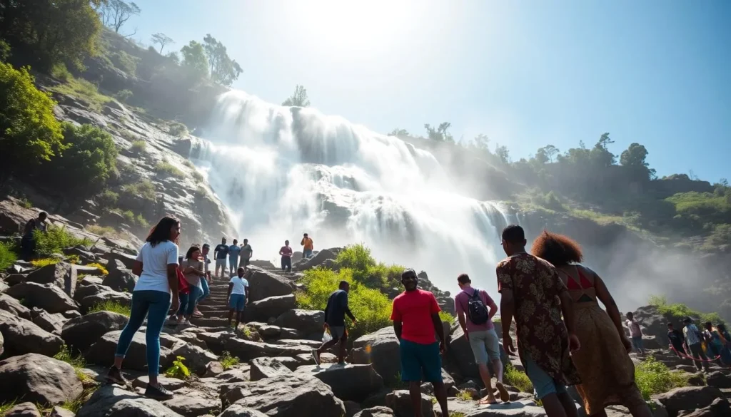 CheleAnqua Waterfall near Mekelle Ethiopia, one of the best natural things to do CheleAnqua Waterfall near Mekelle Ethiopia, one of the best natural things to do