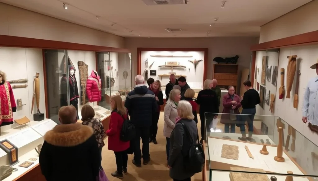 Chukotka Regional Museum in Anadyr displaying indigenous artifacts and natural history exhibits Chukotka Regional Museum in Anadyr displaying indigenous artifacts and natural history exhibits