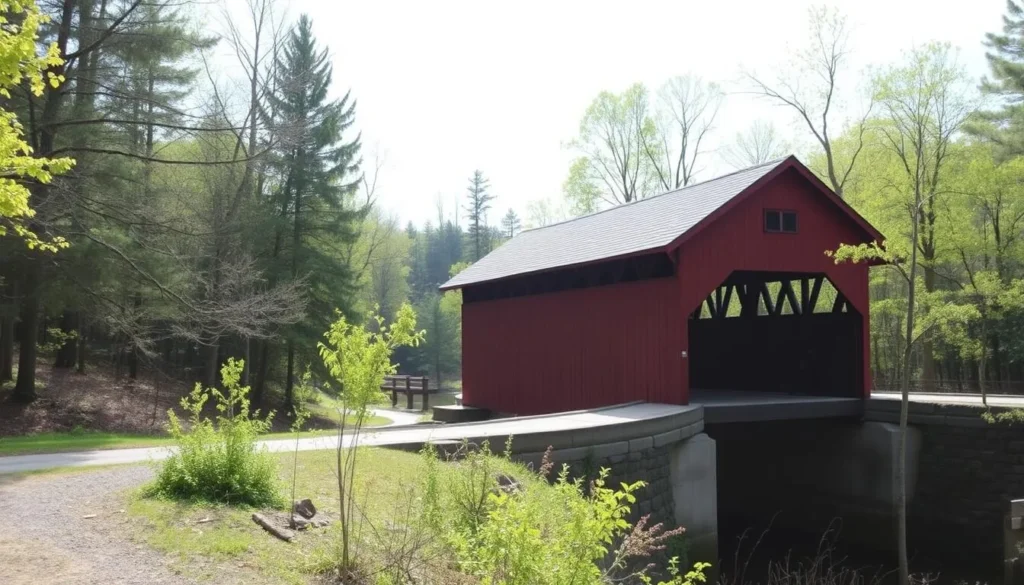 Clay's Covered Bridge at Little Buffalo State Park Clay's Covered Bridge at Little Buffalo State Park