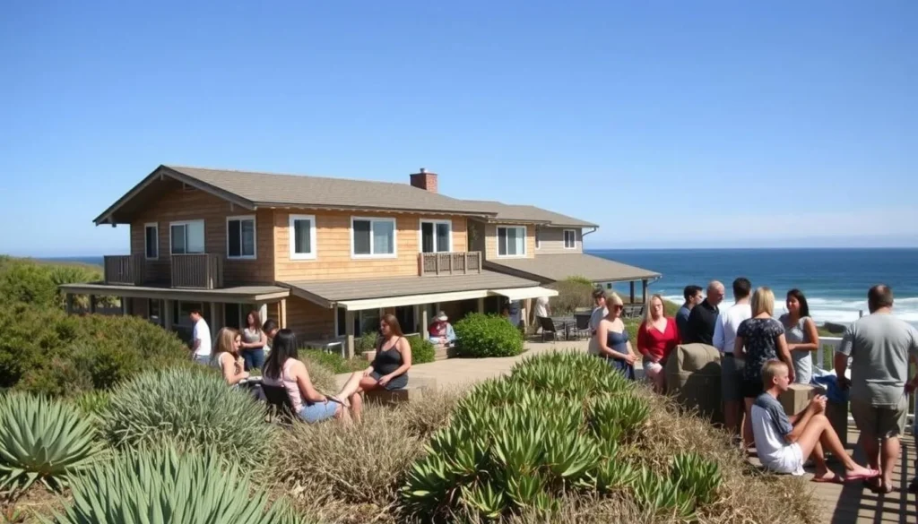 Coastal lodging options near Pelican State Beach California