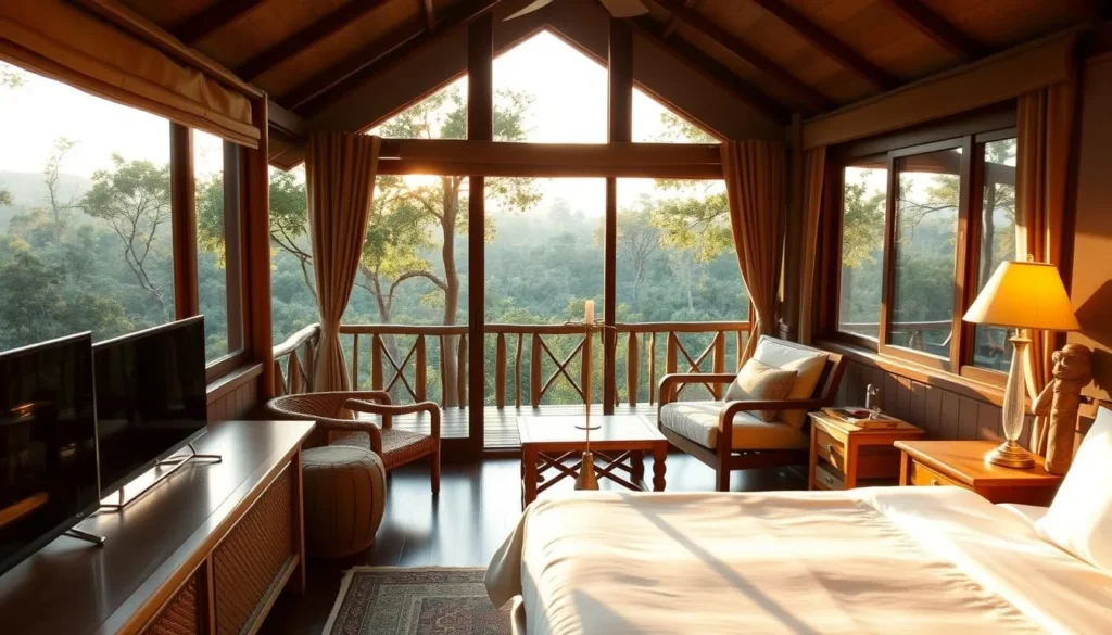 Comfortable accommodation near Semuliki National Park with natural surroundings
