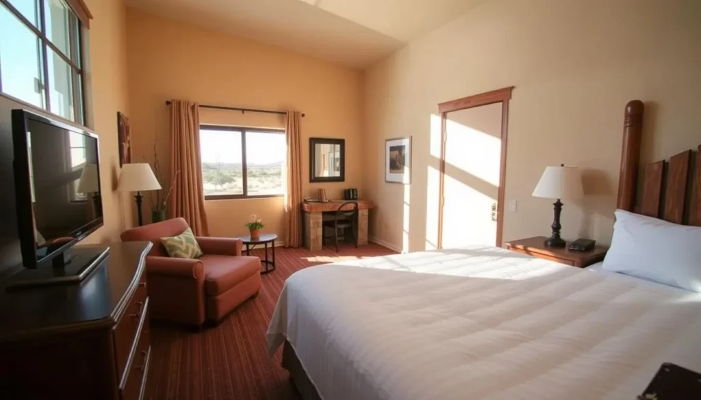 Comfortable hotel accommodation in Santa Rosa with southwestern decor Comfortable hotel accommodation in Santa Rosa with southwestern decor