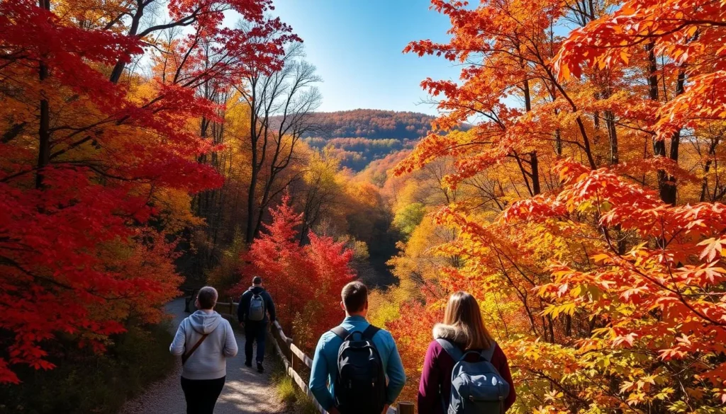 Conococheague Mountain Pennsylvania in autumn with colorful fall foliage Conococheague Mountain Pennsylvania in autumn with colorful fall foliage