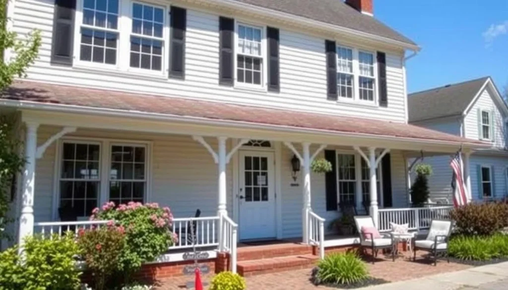 Cozy bed and breakfast in Middletown Township Pennsylvania with welcoming entrance Cozy bed and breakfast in Middletown Township Pennsylvania with welcoming entrance