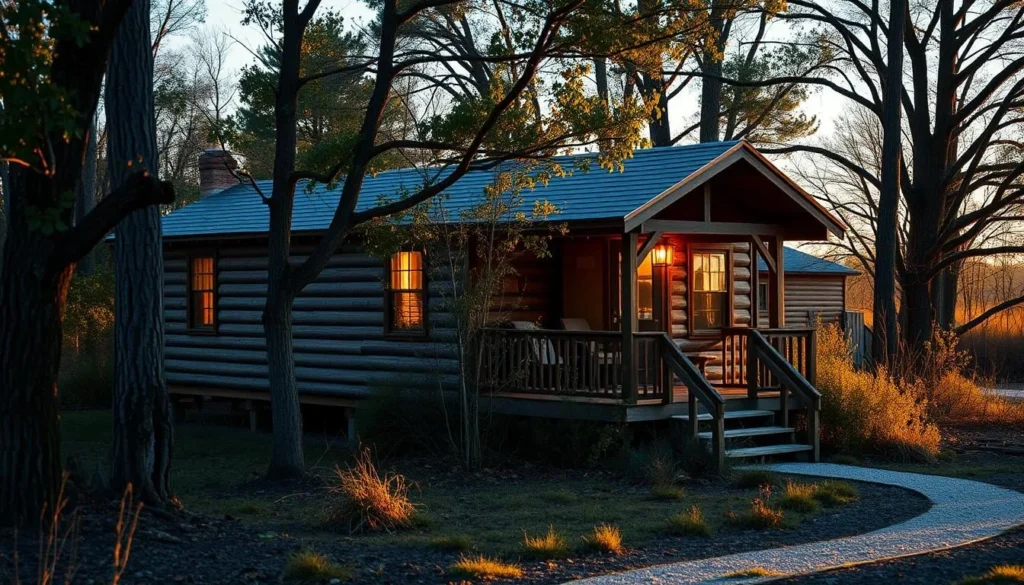 Cozy cabin accommodation near Cameron Prairie Wetlands Louisiana