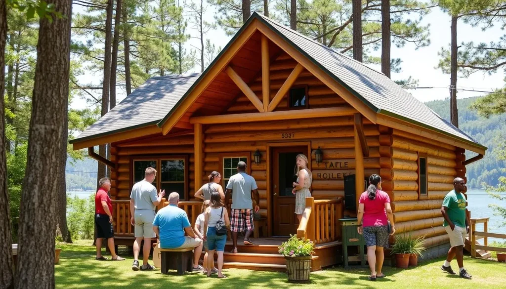 Cozy cabin accommodation near Laurel Lake, Pennsylvania with lake view Cozy cabin accommodation near Laurel Lake, Pennsylvania with lake view