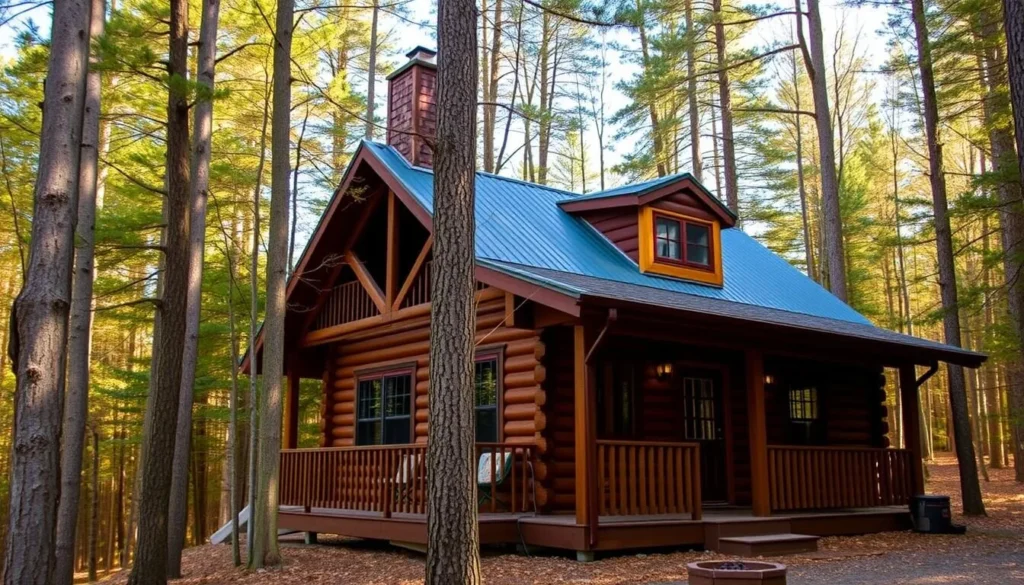 Cozy cabin accommodation near Laurel Summit State Park Pennsylvania surrounded by forest Cozy cabin accommodation near Laurel Summit State Park Pennsylvania surrounded by forest