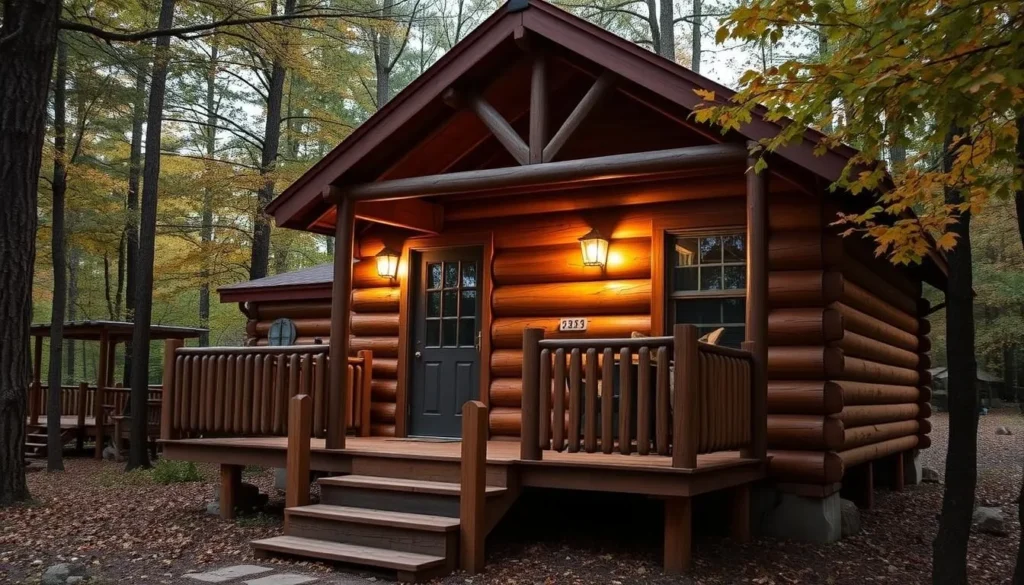 Cozy cabin accommodation near Mont Alto State Park with forest views Cozy cabin accommodation near Mont Alto State Park with forest views