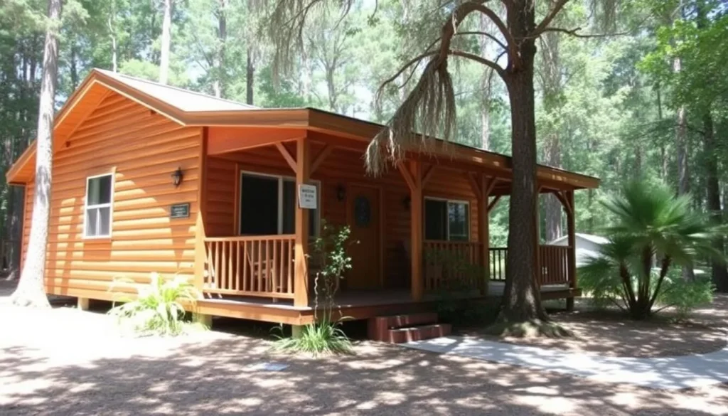 Cozy cabin accommodations near Wekiwa Springs with natural surroundings Cozy cabin accommodations near Wekiwa Springs with natural surroundings