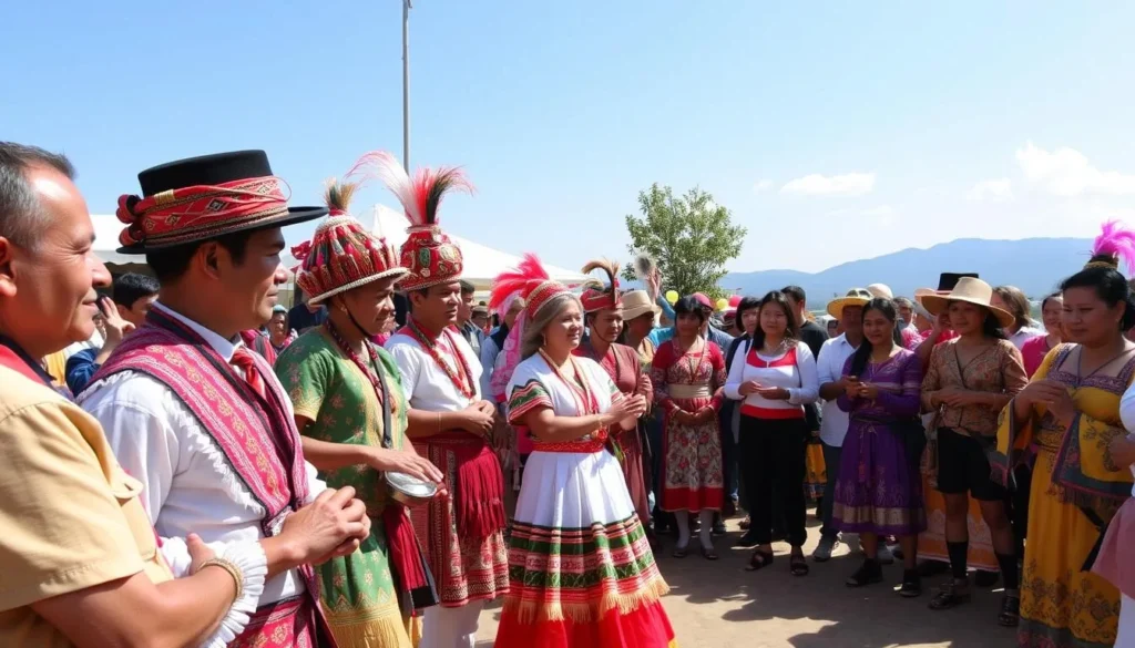 Cultural festival celebration in Mahaica Lakes Region with traditional performances