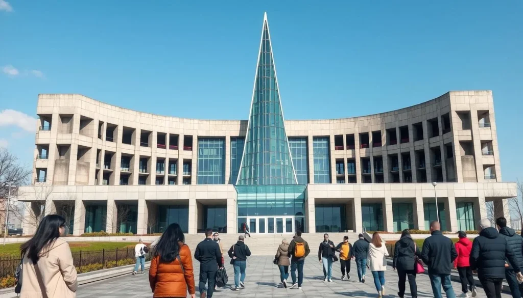 Documentation Center at the Nazi Party Rally Grounds with its striking modern architecture
