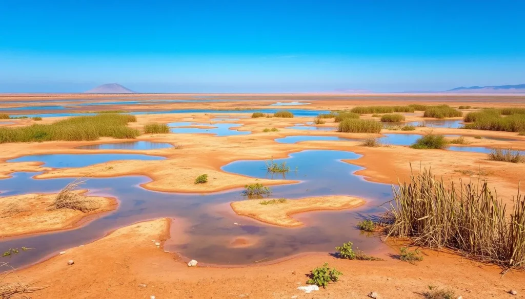 Dry season at Lake Opeta showing optimal birding conditions Dry season at Lake Opeta showing optimal birding conditions