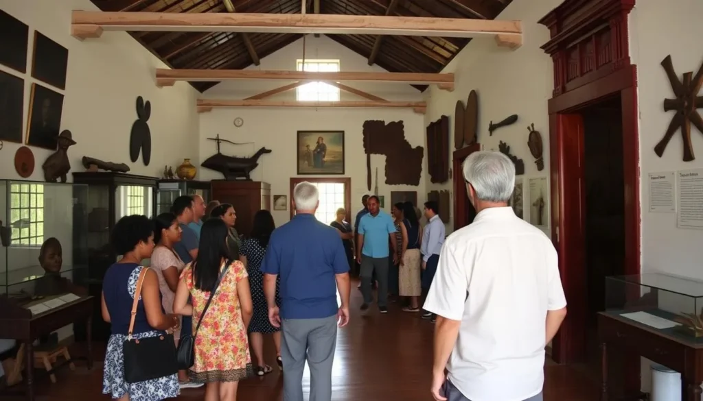 Dutch Heritage Museum at Court of Policy on Fort Island with colonial artifacts