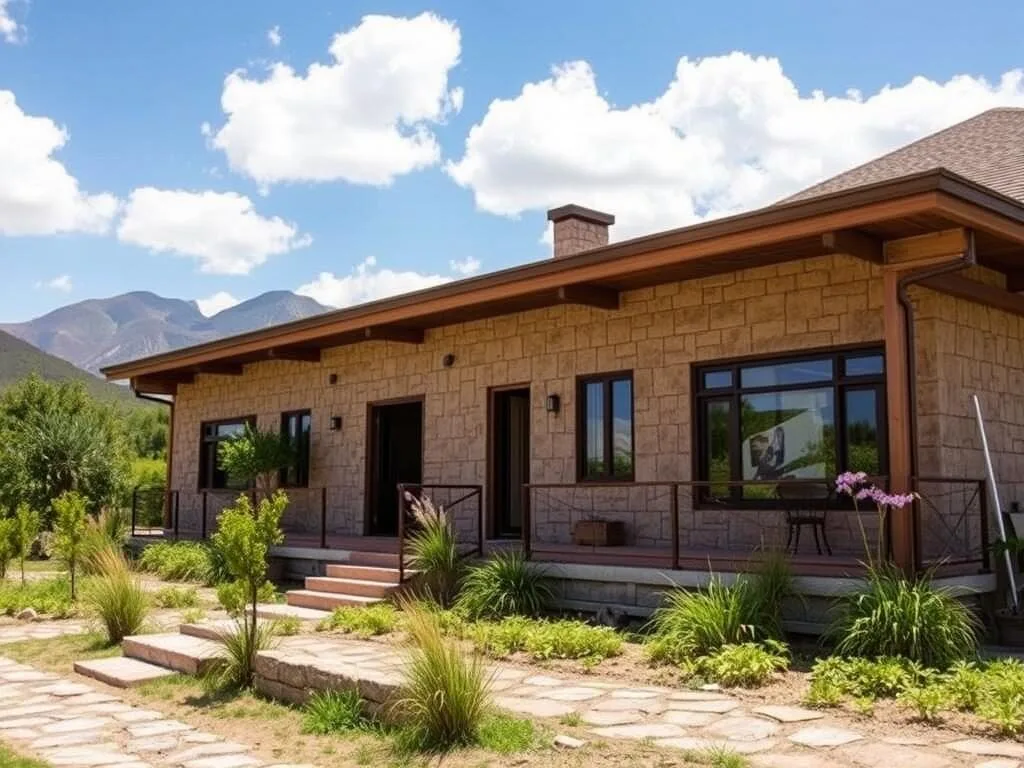 Eco lodge near Mount Abuna Yosef with sustainable design and comfortable amenities