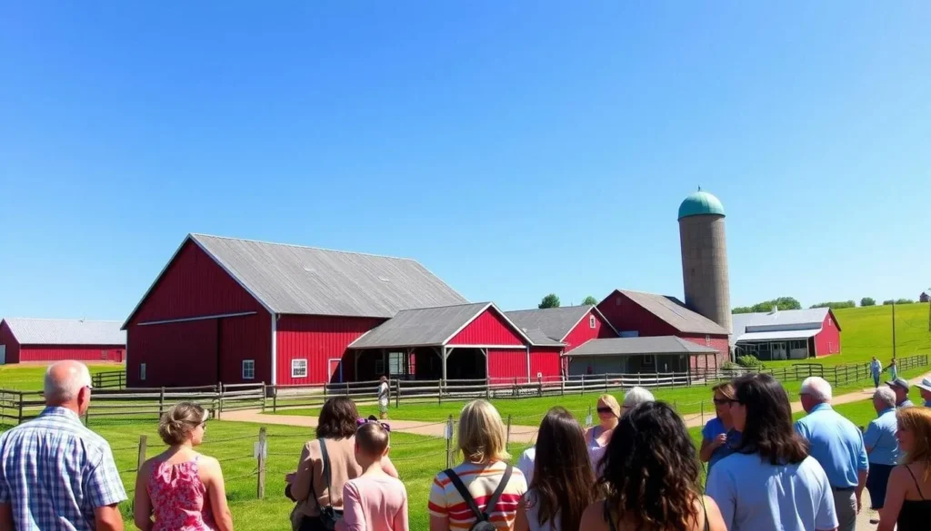 Eisenhower's farm barn and agricultural buildings