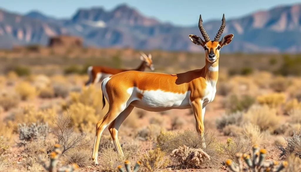 Endangered Sonoran pronghorn in Cabeza Prieta National Wildlife Refuge