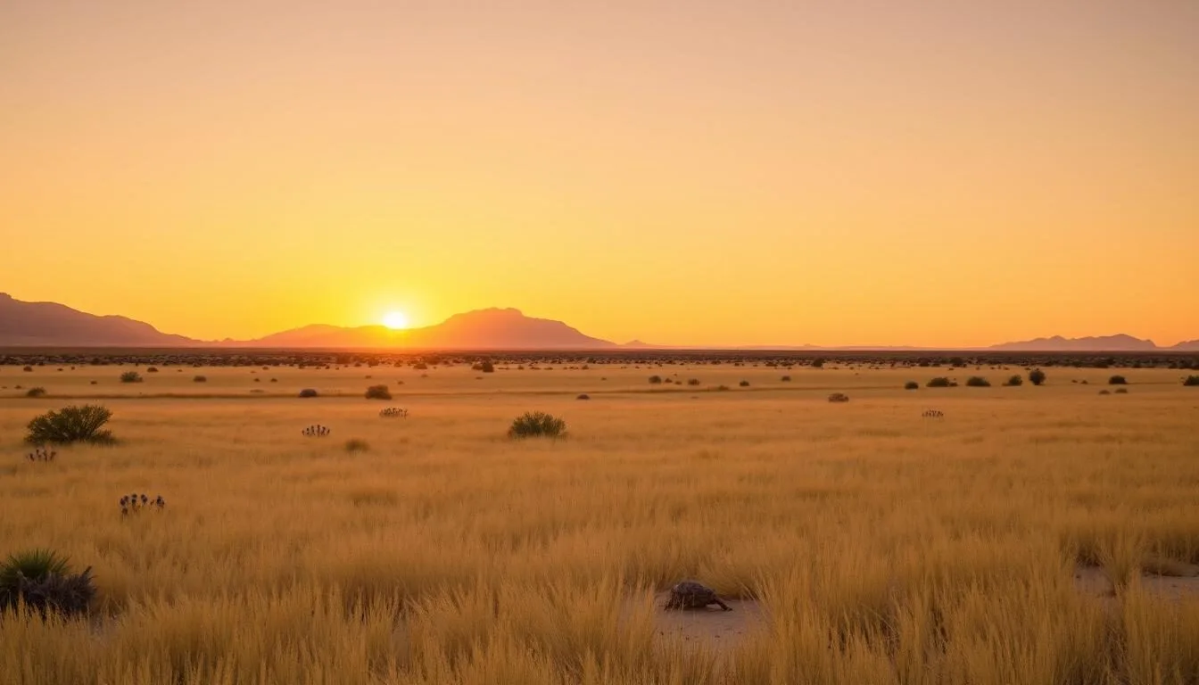 Expansive-grasslands-of-Buenos-Aires-National-Wildlife-Refuge-with-the-Baboquivari-Mountains-in Expansive grasslands of Buenos Aires National Wildlife Refuge with the Baboquivari Mountains in the background
