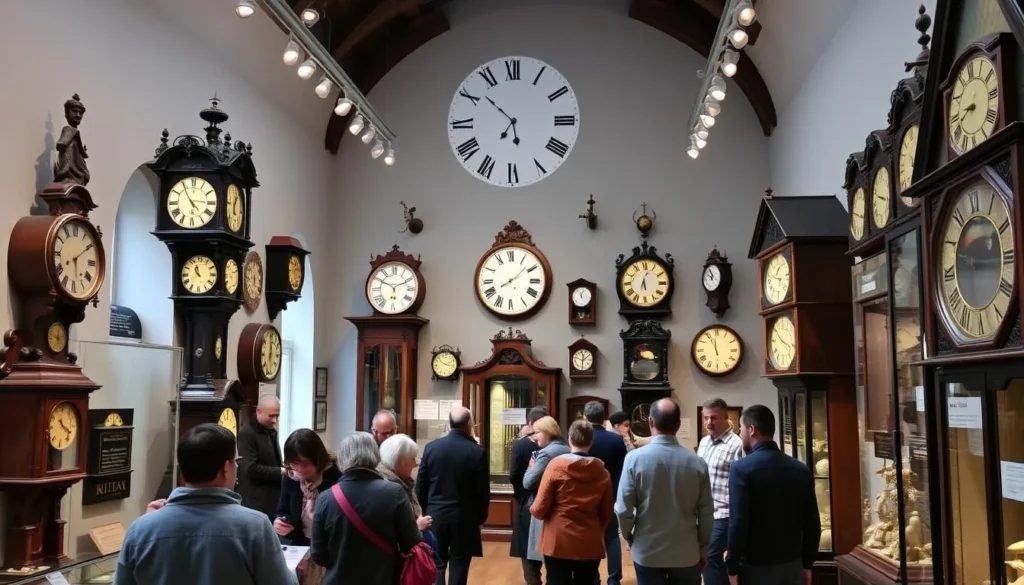 German Clock Museum in Furtwangen with historic timepieces