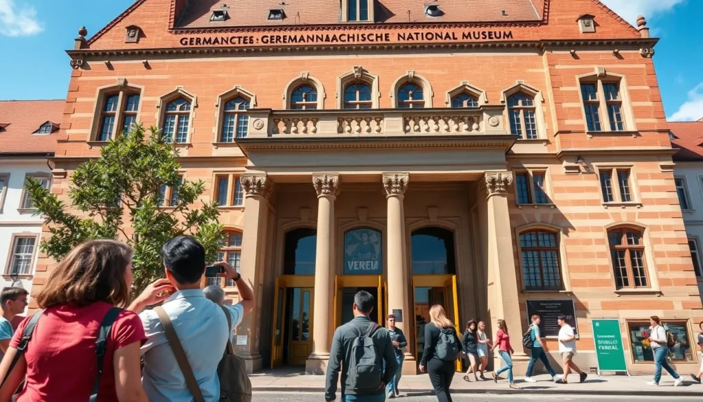 Germanisches National Museum with its blend of historic and modern architecture