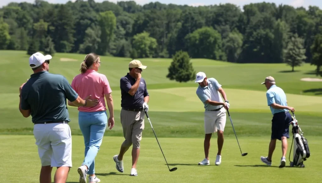 Golfers at Northampton Valley Country Club Golfers at Northampton Valley Country Club