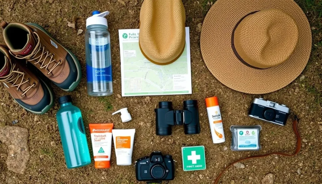 Hiking essentials for visiting Fults Hill Prairie Nature Preserve Illinois