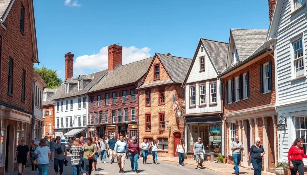 Historic buildings in Richboro village of Northampton Township