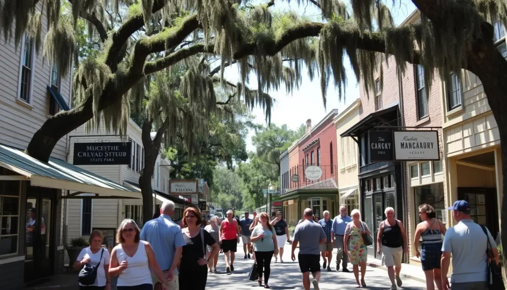 Historic downtown Micanopy near Price's Scrub State Park