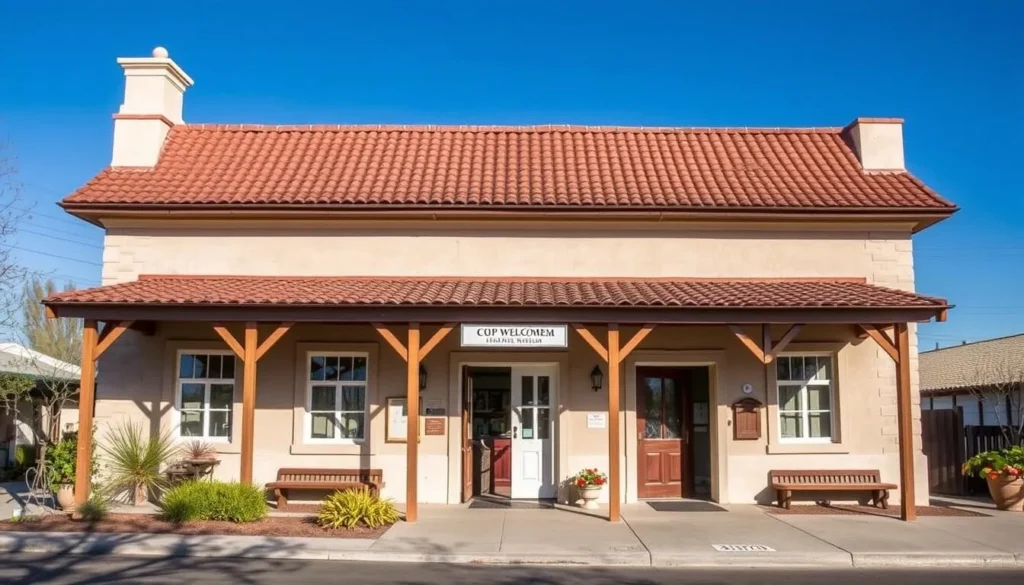 Historical museum in Ripon showcasing the cultural heritage of the Central Valley region Historical museum in Ripon showcasing the cultural heritage of the Central Valley region
