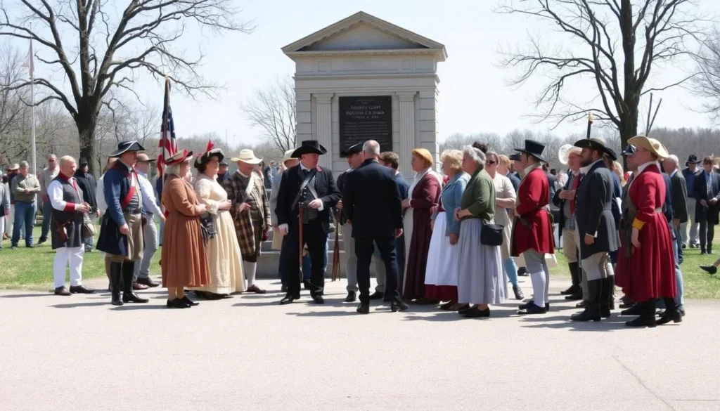 Historical reenactment at George Rogers Clark National Historical Park