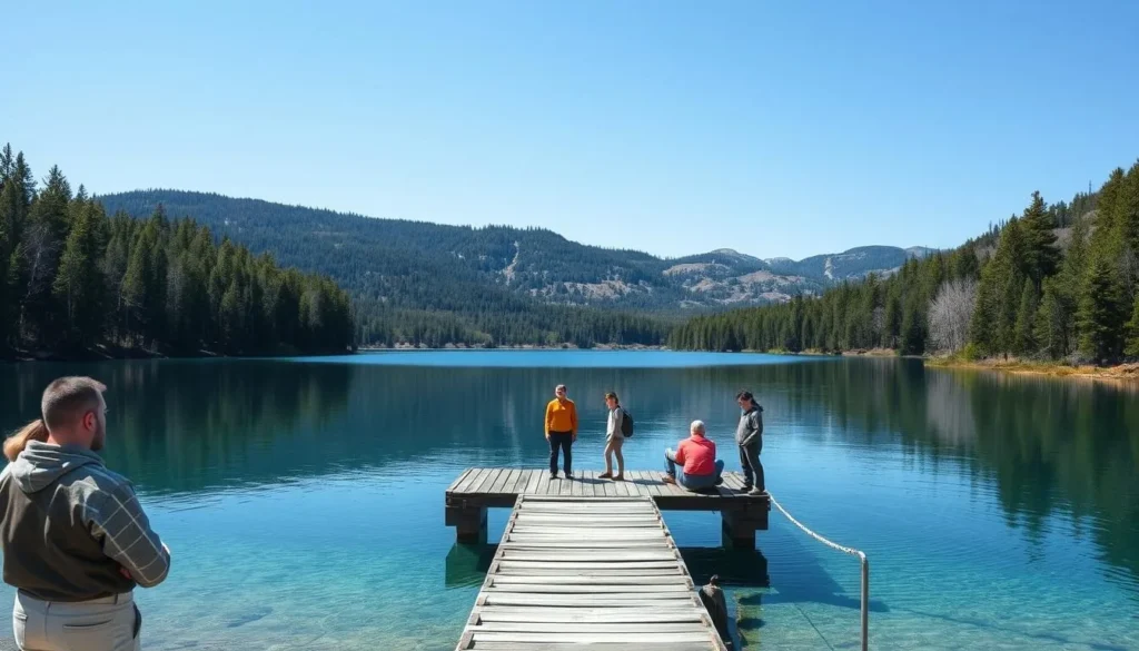 Holy Lake in Meshchyora National Park Russia with pristine waters surrounded by forest Holy Lake in Meshchyora National Park Russia with pristine waters surrounded by forest