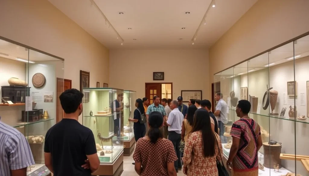 Interior of Atse Yohannes IV Museum in Mekelle Ethiopia showing cultural artifacts and one of the best things to do Interior of Atse Yohannes IV Museum in Mekelle Ethiopia showing cultural artifacts and one of the best things to do
