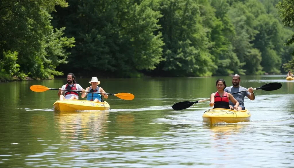 Kayaking on Neshaminy Creek in Northampton Township