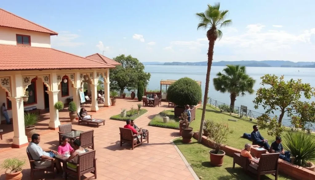 Lakeside hotel in Bahir Dar with views of Lake Tana