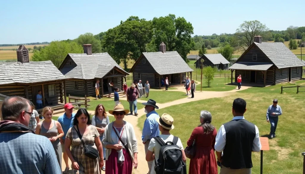 Lincoln's New Salem State Historic Site reconstructed village