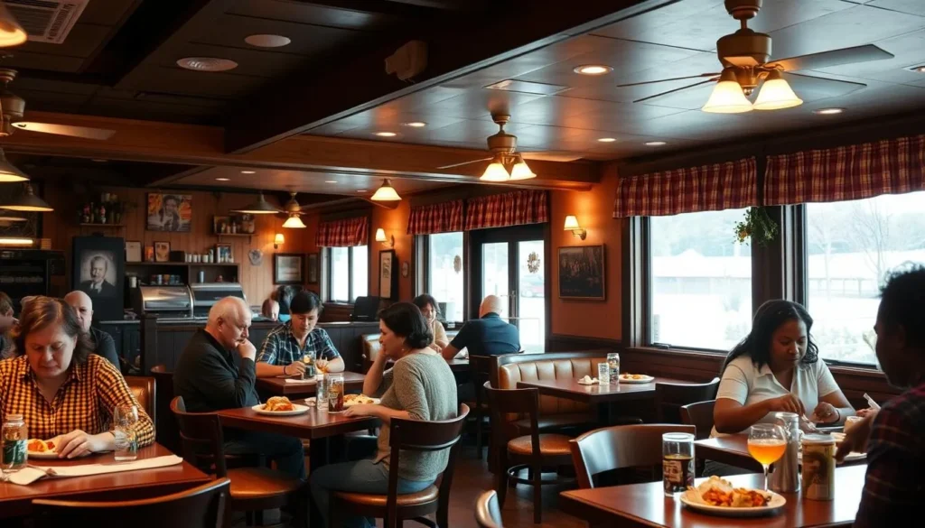 Local restaurant in Middletown Township Pennsylvania serving traditional cuisine with diners enjoying meals Local restaurant in Middletown Township Pennsylvania serving traditional cuisine with diners enjoying meals