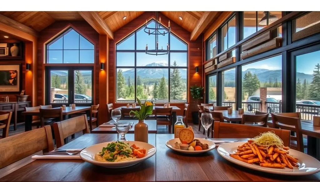 Local restaurant in Mount Shasta serving farm-to-table cuisine with mountain views Local restaurant in Mount Shasta serving farm-to-table cuisine with mountain views