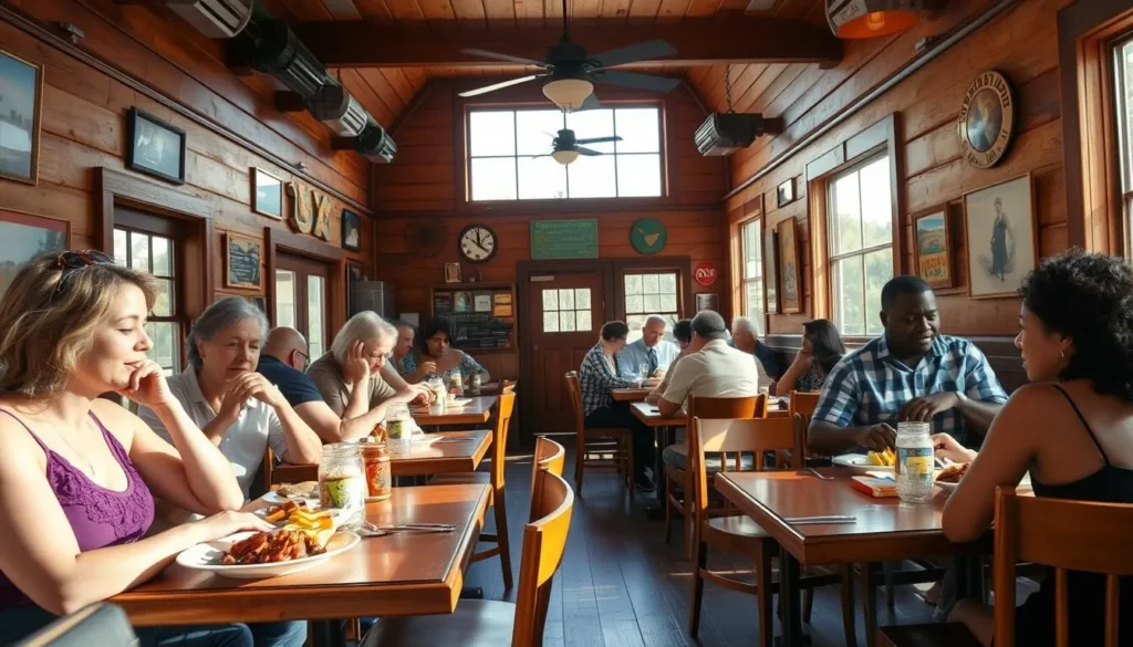 Local restaurant near Fort Defiance State Park Illinois serving regional cuisine