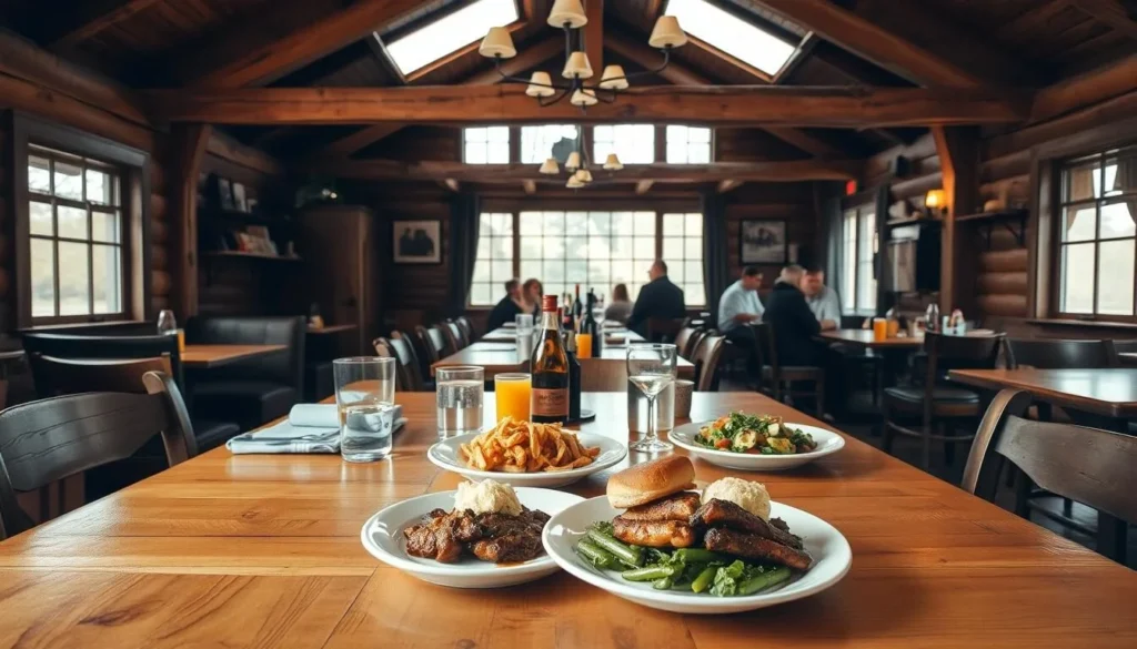 Local restaurant near Franklin Creek State Park serving farm-to-table cuisine