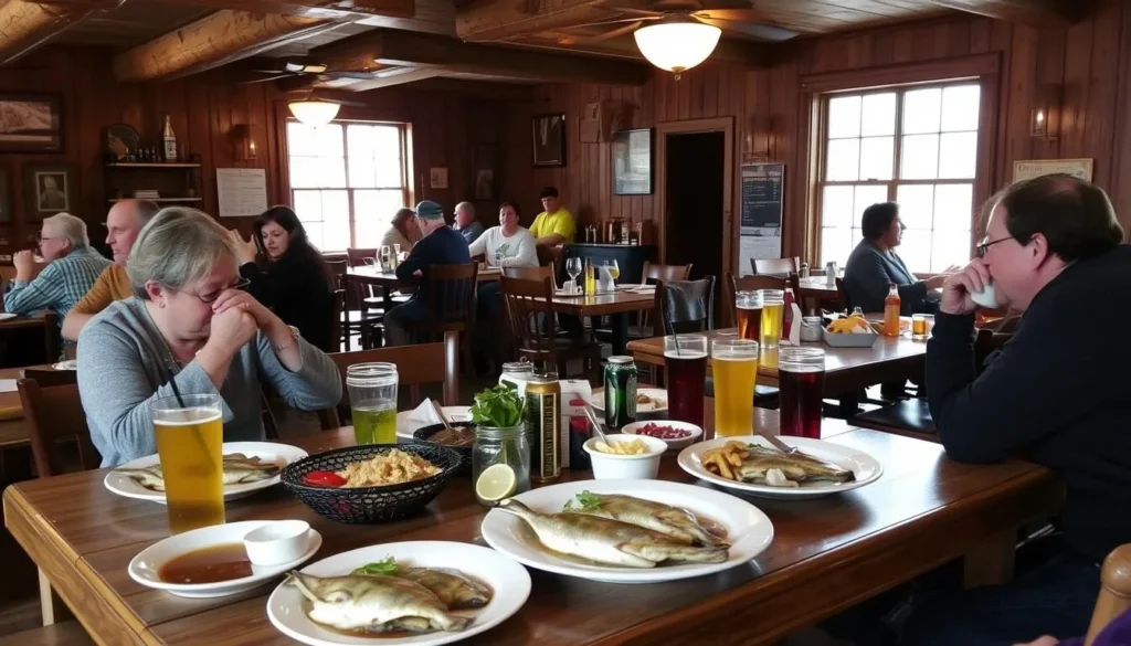 Local restaurant near Heidecke Lake State Park Illinois serving freshwater fish dishes and regional specialties Local restaurant near Heidecke Lake State Park Illinois serving freshwater fish dishes and regional specialties