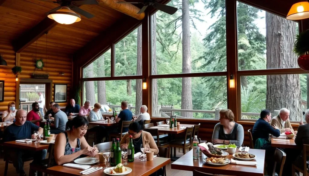 Local restaurant near John B. Dewitt Redwoods State Natural Reserve serving fresh Pacific Northwest cuisine Local restaurant near John B. Dewitt Redwoods State Natural Reserve serving fresh Pacific Northwest cuisine