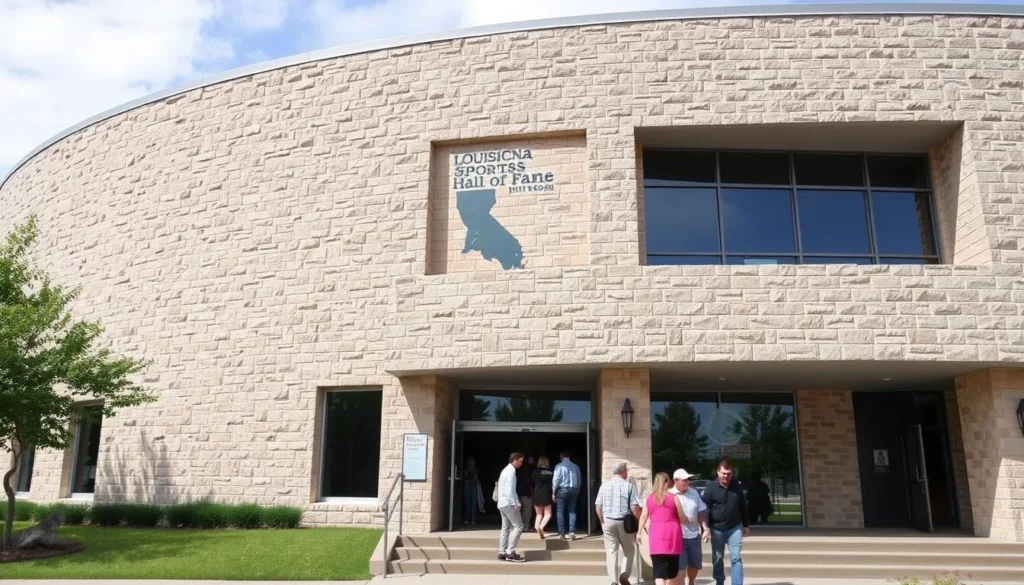 Louisiana Sports Hall of Fame and Northwest Louisiana History Museum with its distinctive modern architecture