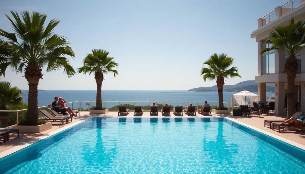 Luxury hotel with sea view in Bol Croatia