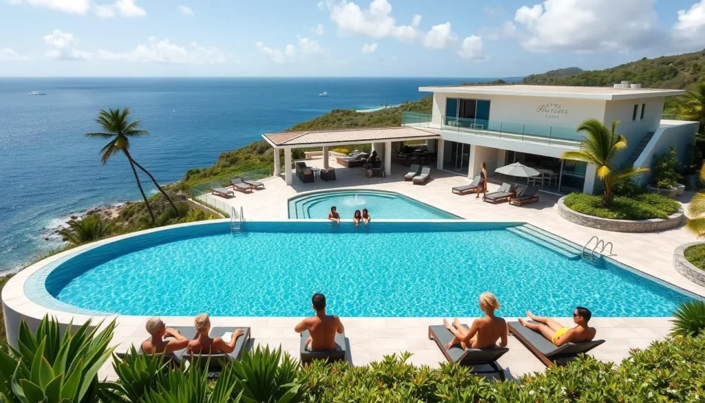 Luxury villa with ocean view in Lorient, St. Barts