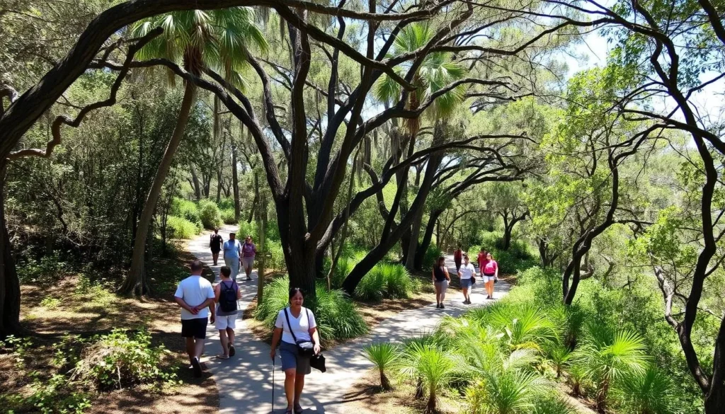 Maritime Hammock Trail at T.H. Stone Memorial St. Joseph Peninsula State Park Florida Maritime Hammock Trail at T.H. Stone Memorial St. Joseph Peninsula State Park Florida