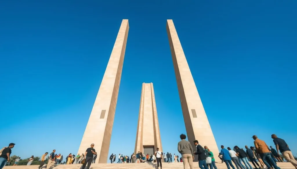 Martyrs' Memorial Monument in Mekelle Ethiopia, an important historical site and one of the best things to do Martyrs' Memorial Monument in Mekelle Ethiopia, an important historical site and one of the best things to do