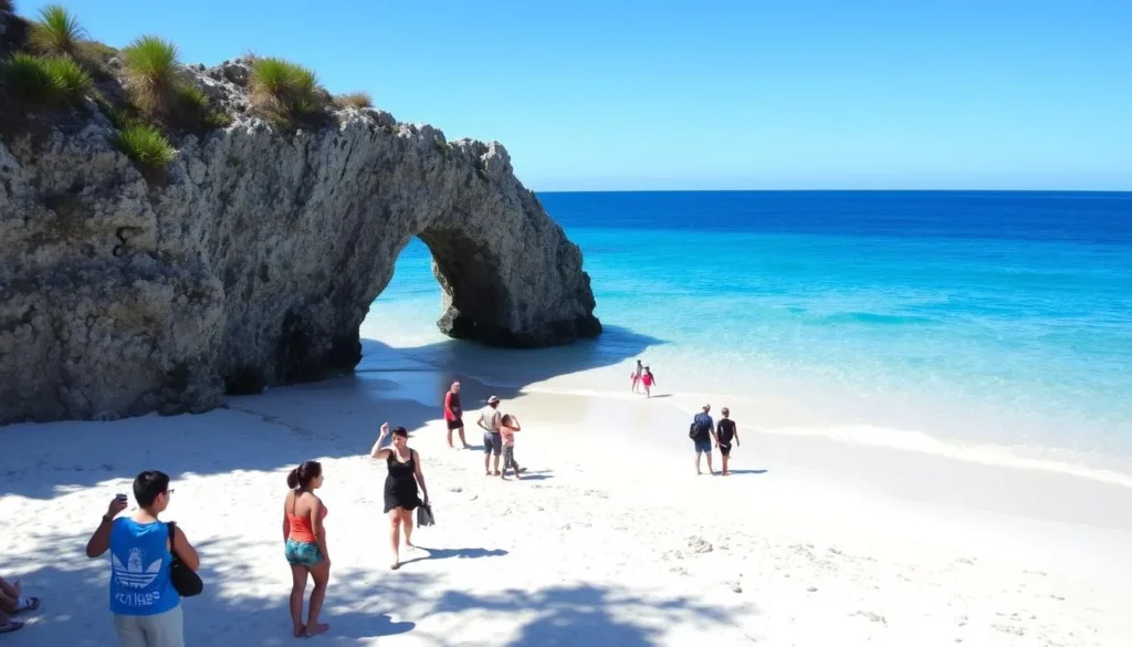 Morong Beach in Sabtang Island with its famous Nakabuang Stone Arch Morong Beach in Sabtang Island with its famous Nakabuang Stone Arch