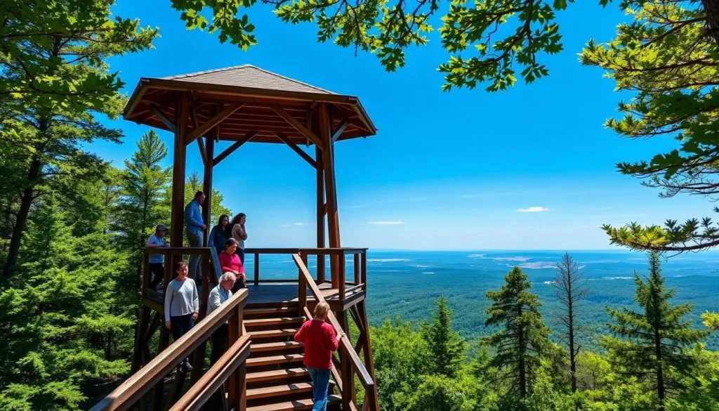 Mount Davis observation tower on Negro Mountain with panoramic views