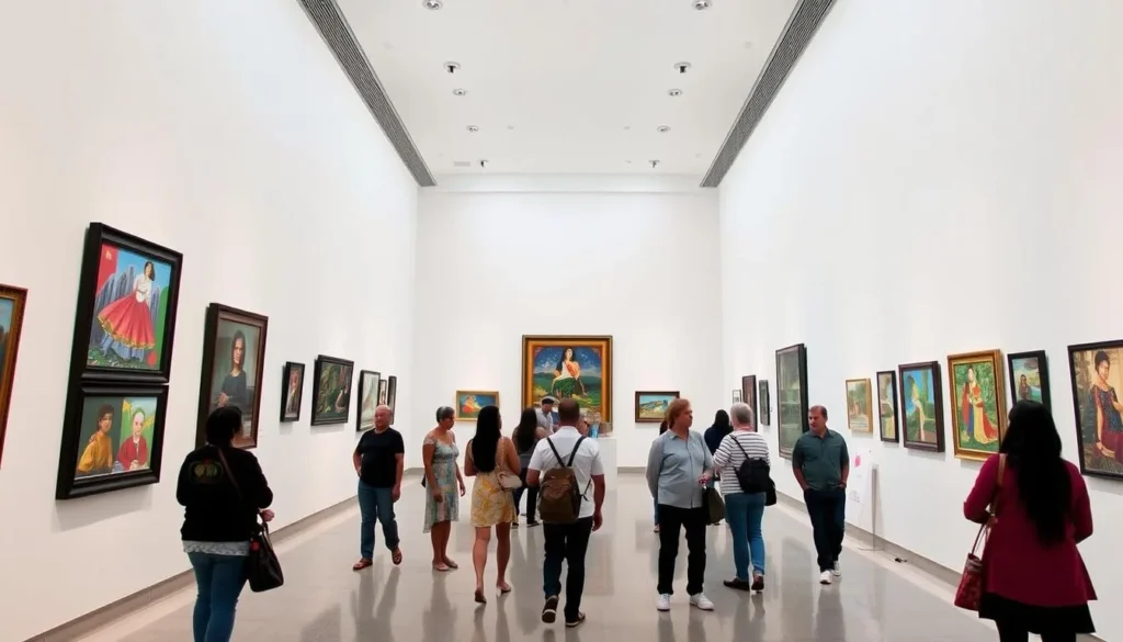 Museum of Art in La Paz Mexico with traditional and contemporary Mexican artwork